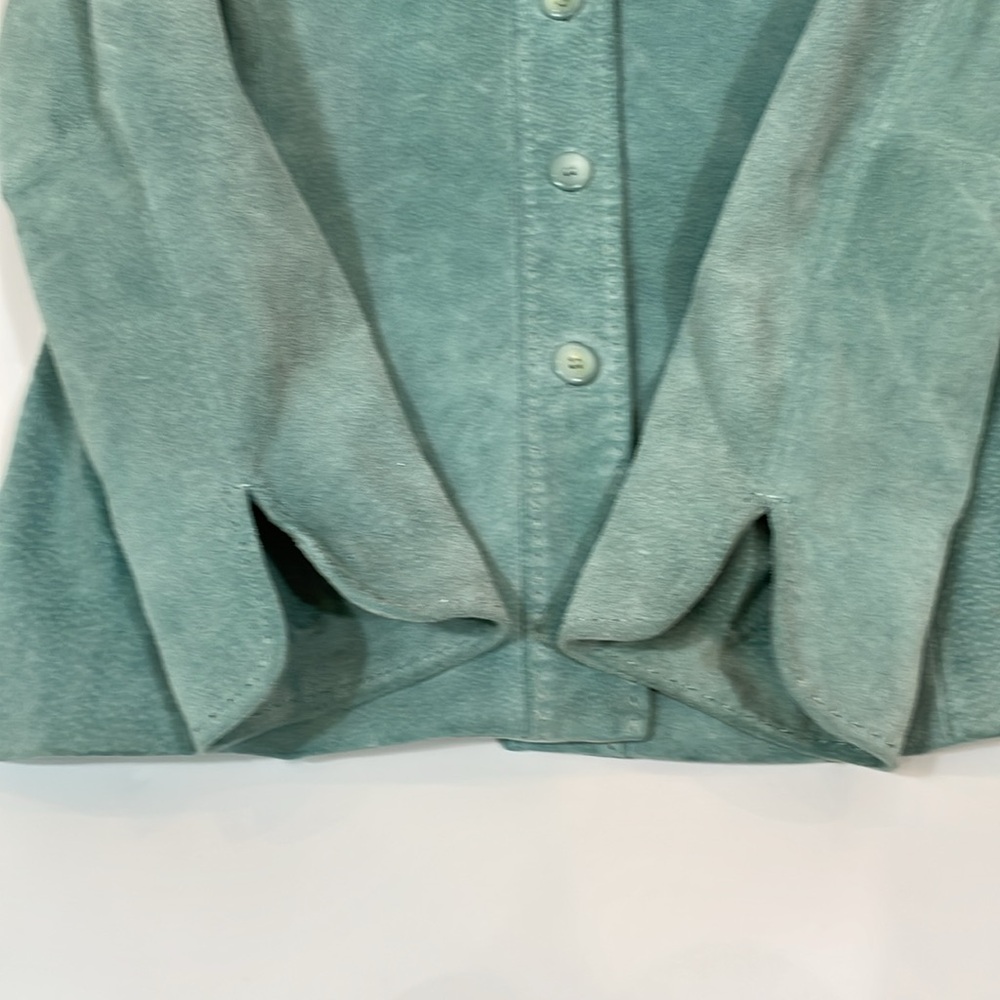 Pendleton Genuine Suede Leather Jacket Size L Sea… - image 8